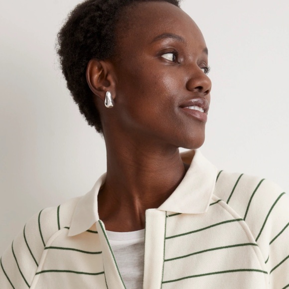 Madewell Betterterry Polo Sweatshirt NWT Size XS - Picture 5 of 9